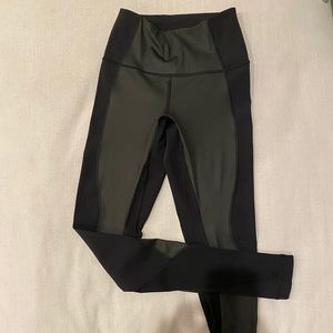 lululemon Wunder Under Pant Faux Leather
